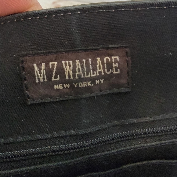 MZ Wallace quilted brown and pink satchel handbag - Picture 14 of 15